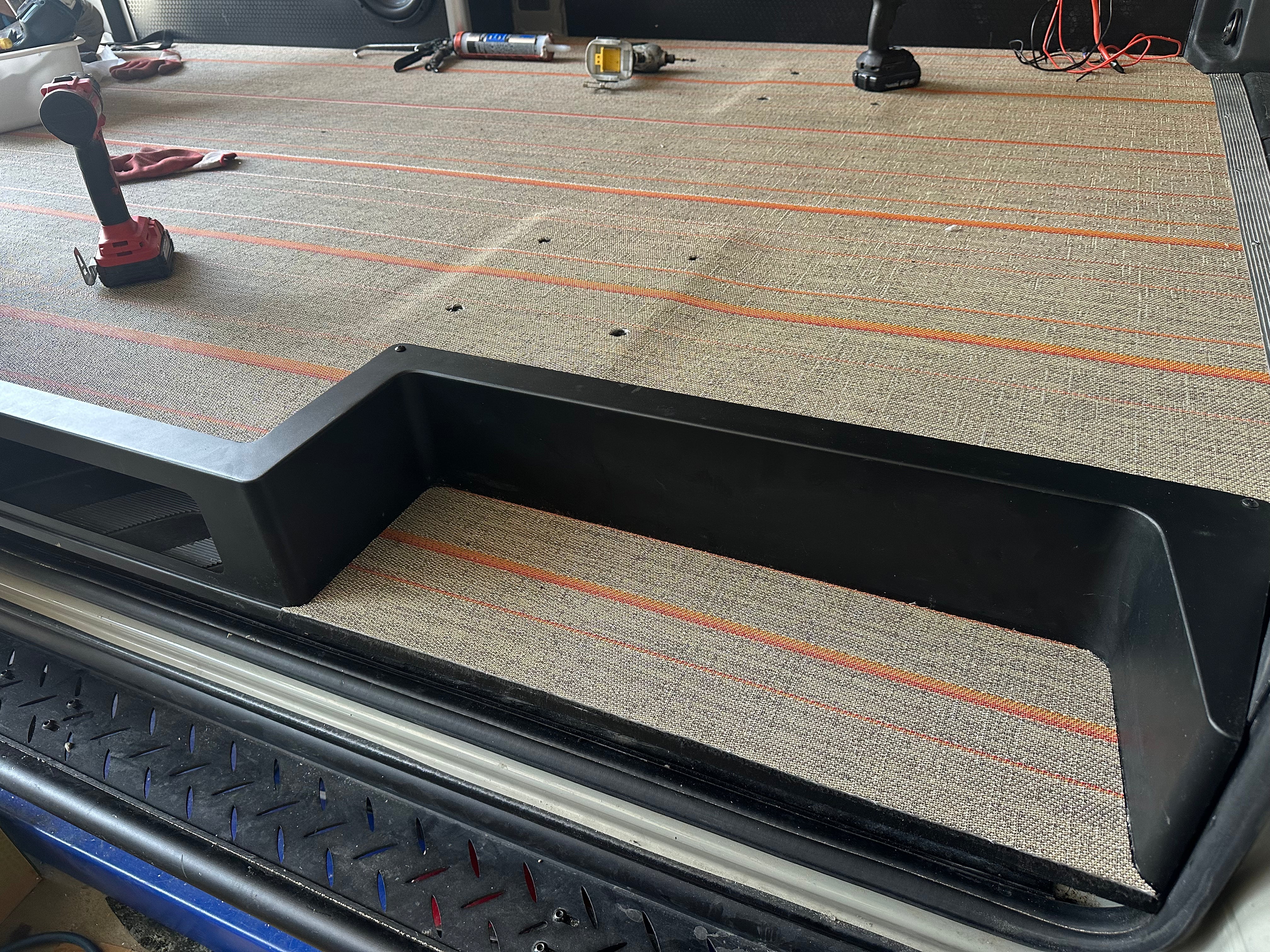 Tec Vanlife 2008+ Mercedes Sprinter Sliding Door Storage Step