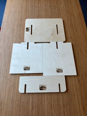 Terrawagen Eco Air Table – Center Walkthrough Table for EcoFlow Wave 2 & 3