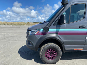 Terrawagen Desert Defender Classic Fender Flares – Rounded Rear Arch, Single Cut Install for 2019–2025 Sprinter