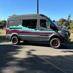 Terrawagen Desert Defender Classic Fender Flares – Rounded Rear Arch, Single Cut Install for 2019–2025 Sprinter