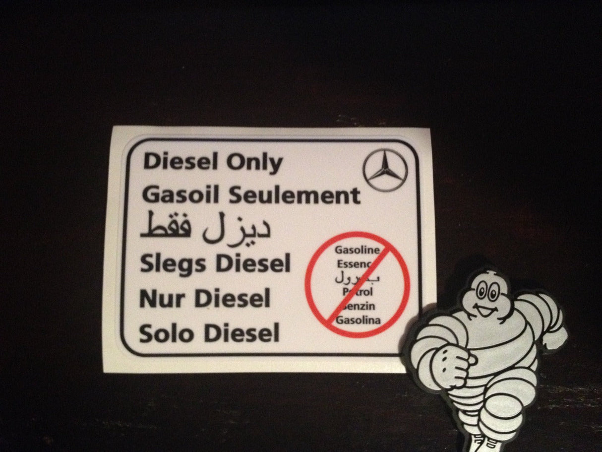 Terrawagen Diesel Only Sticker - Mercedes-Benz