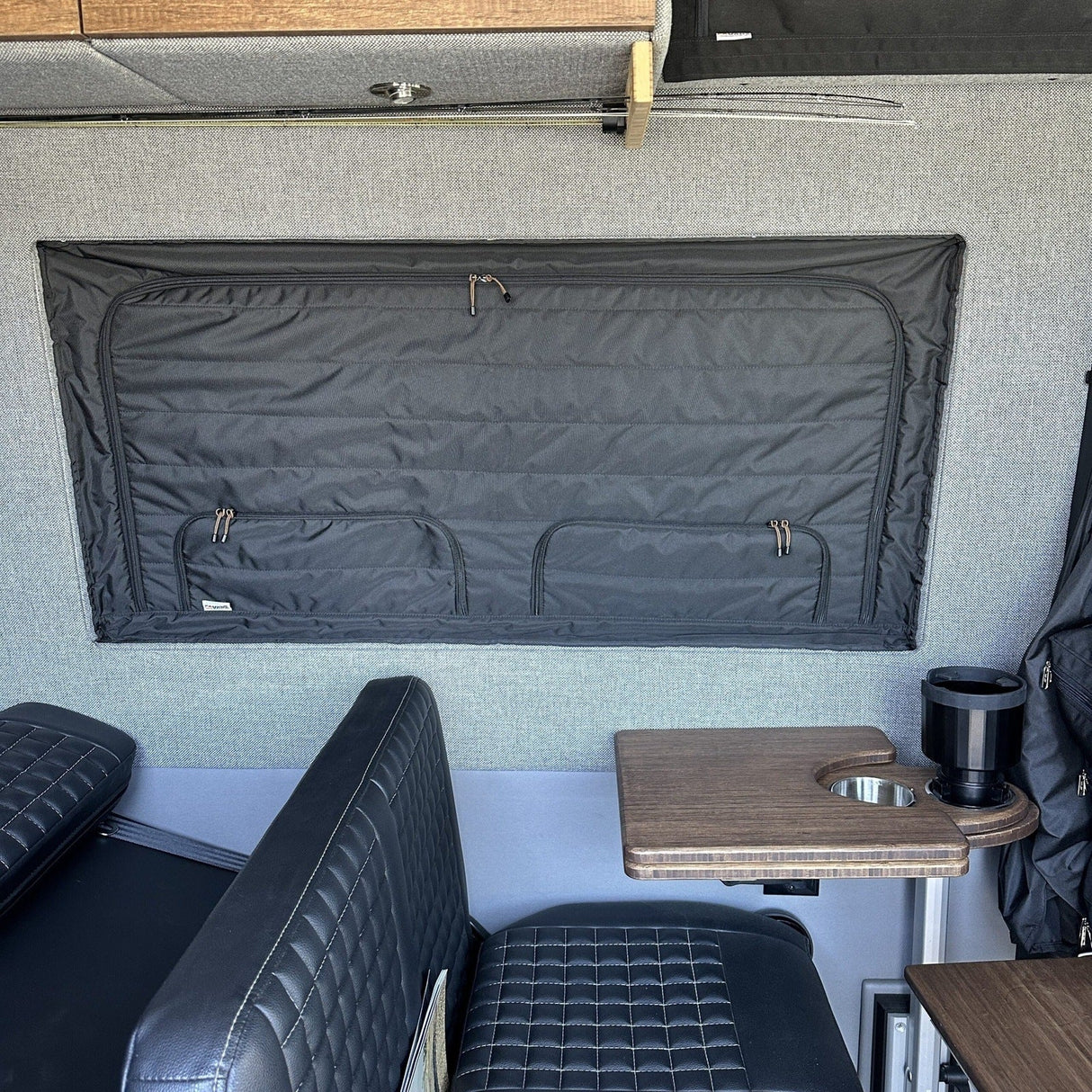 Canyon Adventure Vans CLIMA-SHADE Insulated Groove Lounge Window Cover - STO