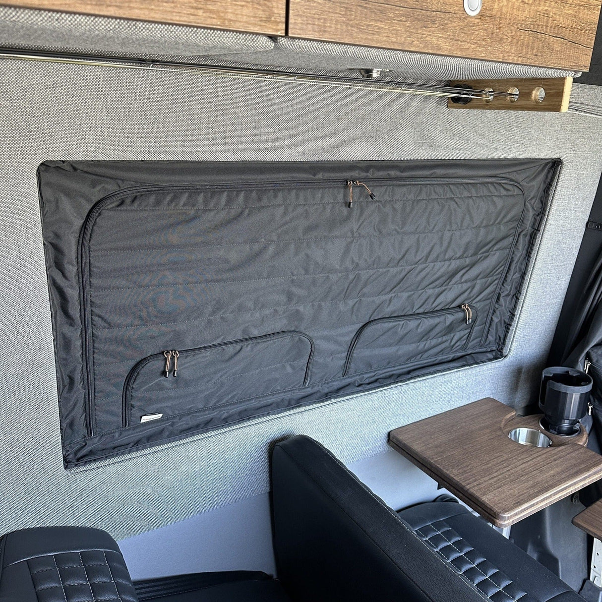 Canyon Adventure Vans CLIMA-SHADE Insulated Groove Lounge Window Cover - STO