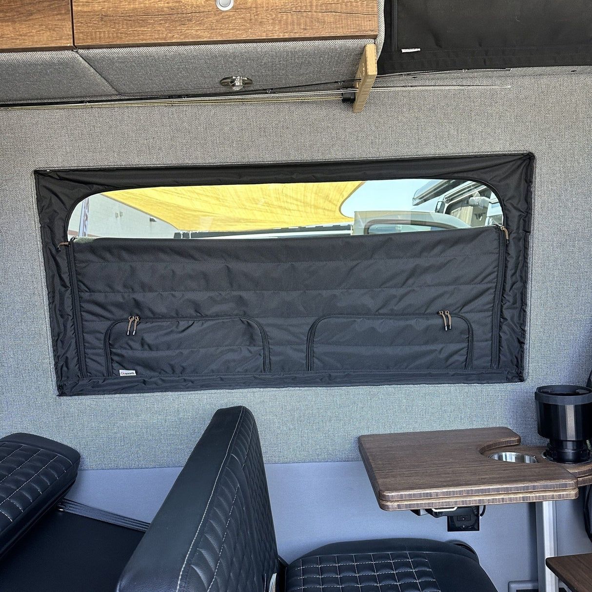 Canyon Adventure Vans CLIMA-SHADE Insulated Groove Lounge Window Cover - STO