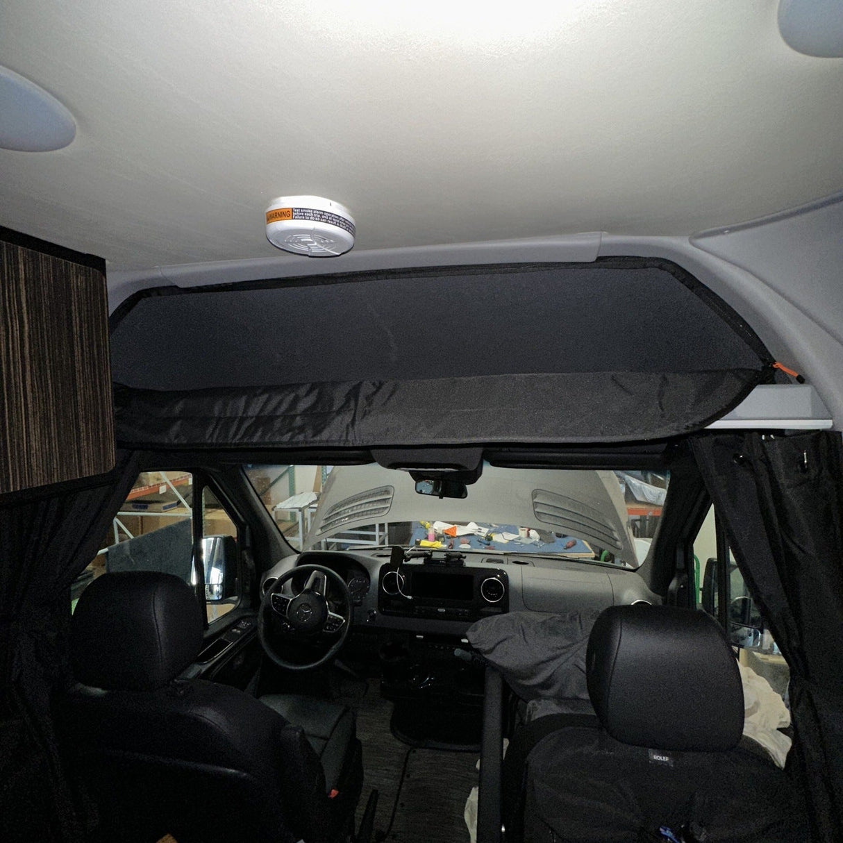 Canyon Adventure Vans CLIMA-SHADE Insulated Cab Shelf Cover