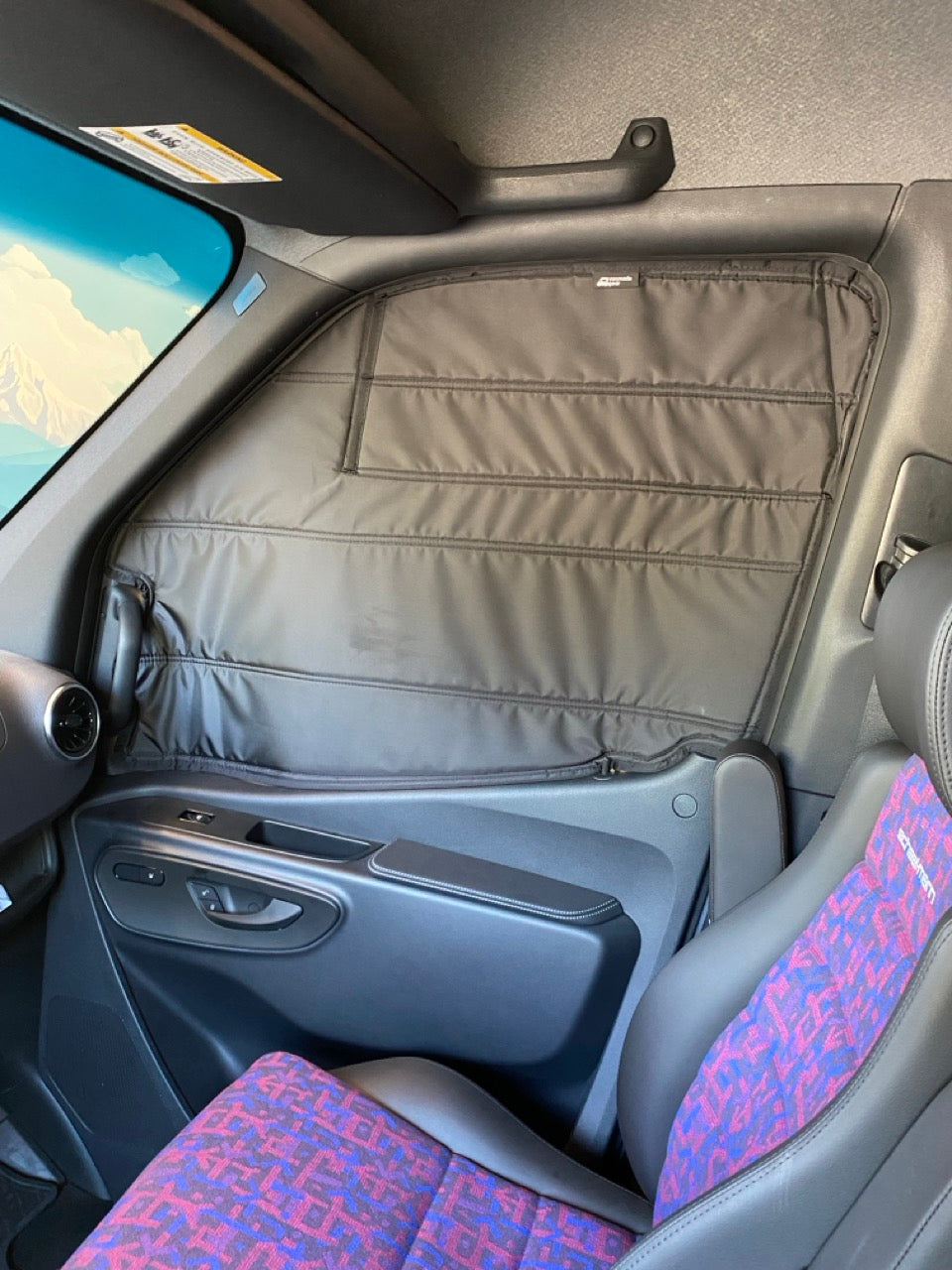 Terrawagen Reversa-Vent Shade for Sprinter & Transit Vans | Works with EcoFlow and Bug Barrier
