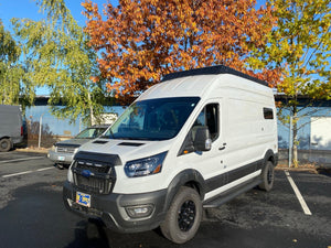 Terrawagen Aero Hood Spoiler for Ford Transit 2021+ – Paint Protection and Debris Deflection