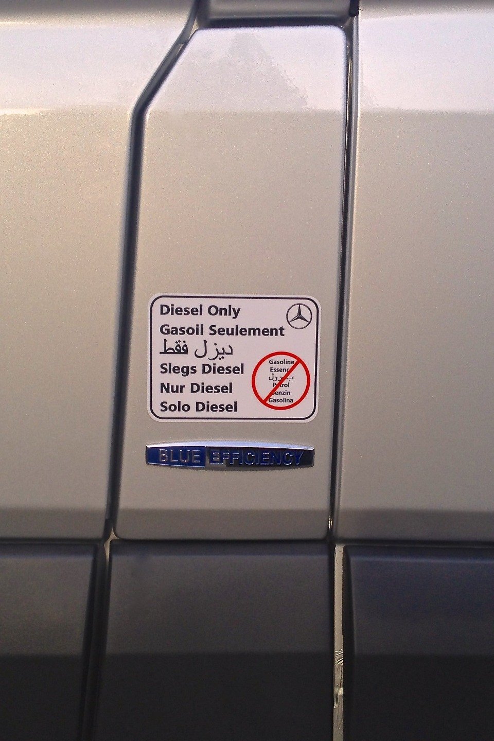 Terrawagen Diesel Only Sticker - Mercedes-Benz