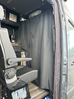Van Wife Components Stealth Blackout Curtain - BLACK