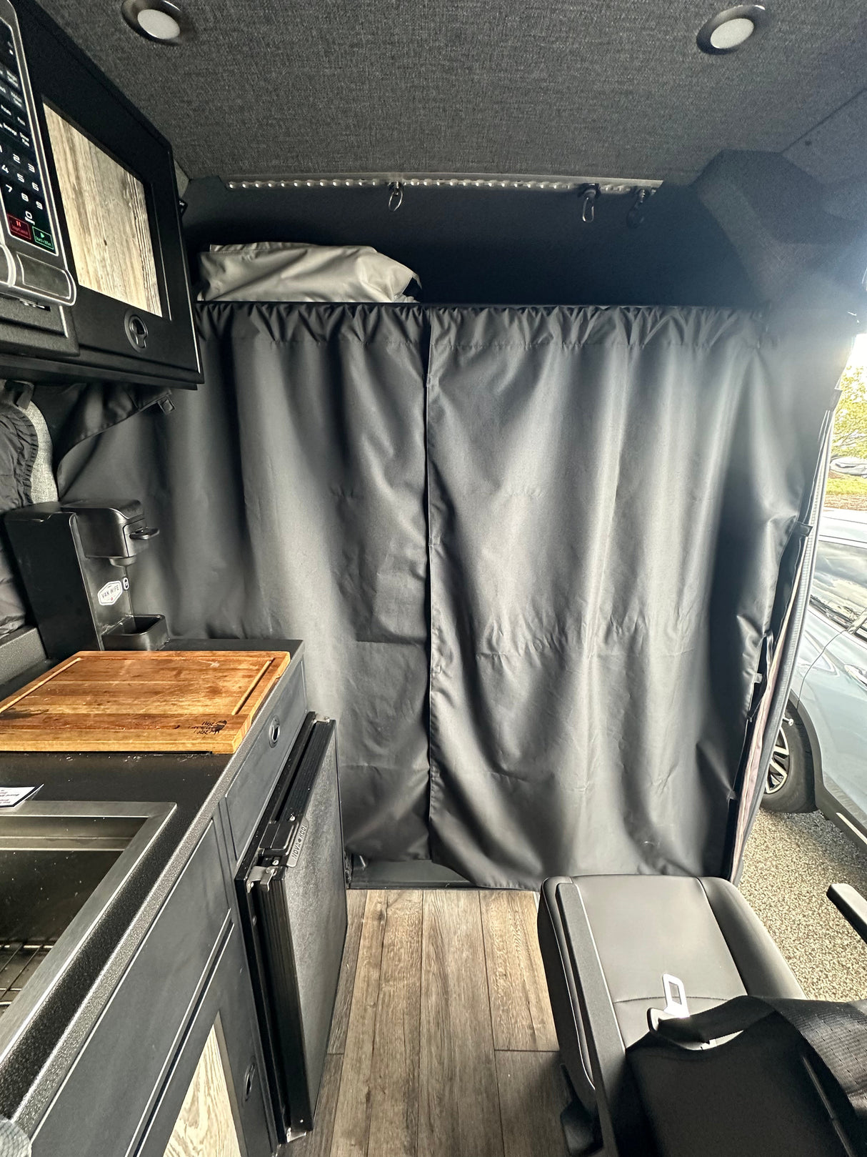 Van Wife Components Stealth Blackout Curtain - BLACK