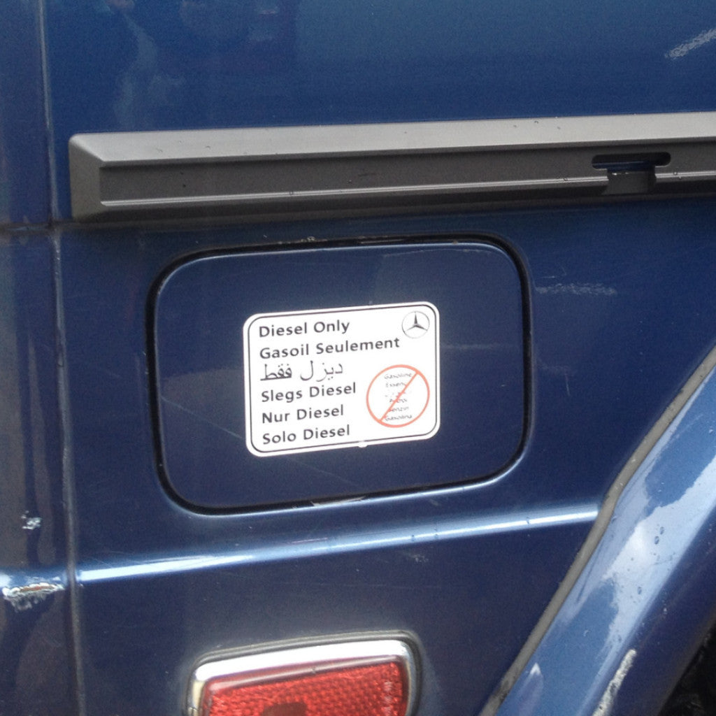 Terrawagen Diesel Only Sticker - Mercedes-Benz