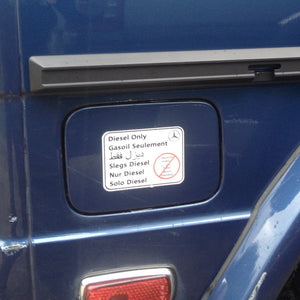 Terrawagen Diesel Only Sticker - Mercedes-Benz