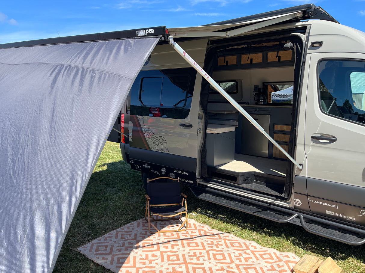 Dragon Fly Tarps Van Awning Extension