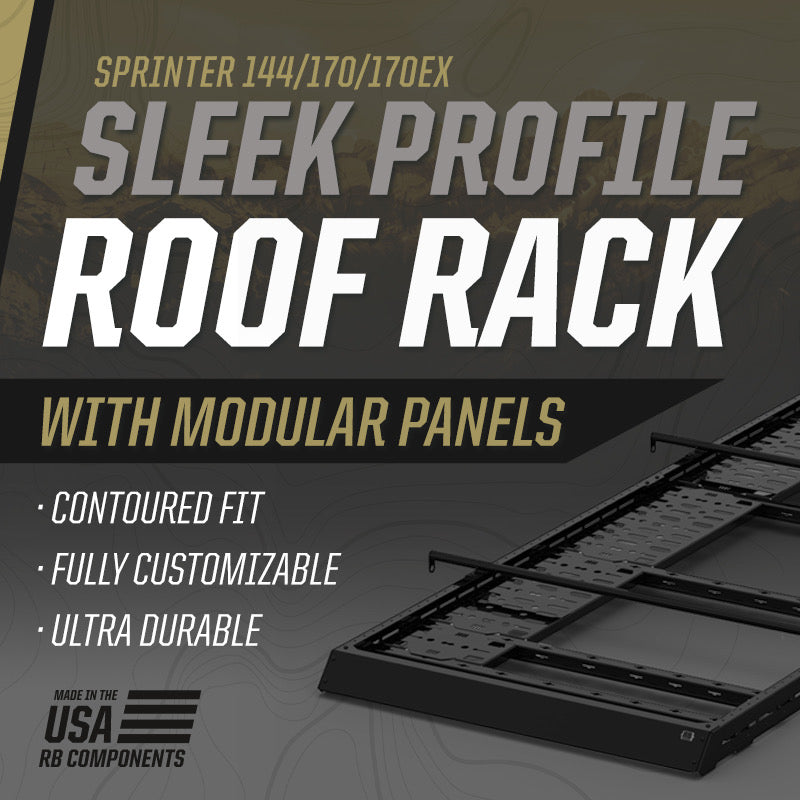 RB Components Sleek Roof Rack 170ex - Base