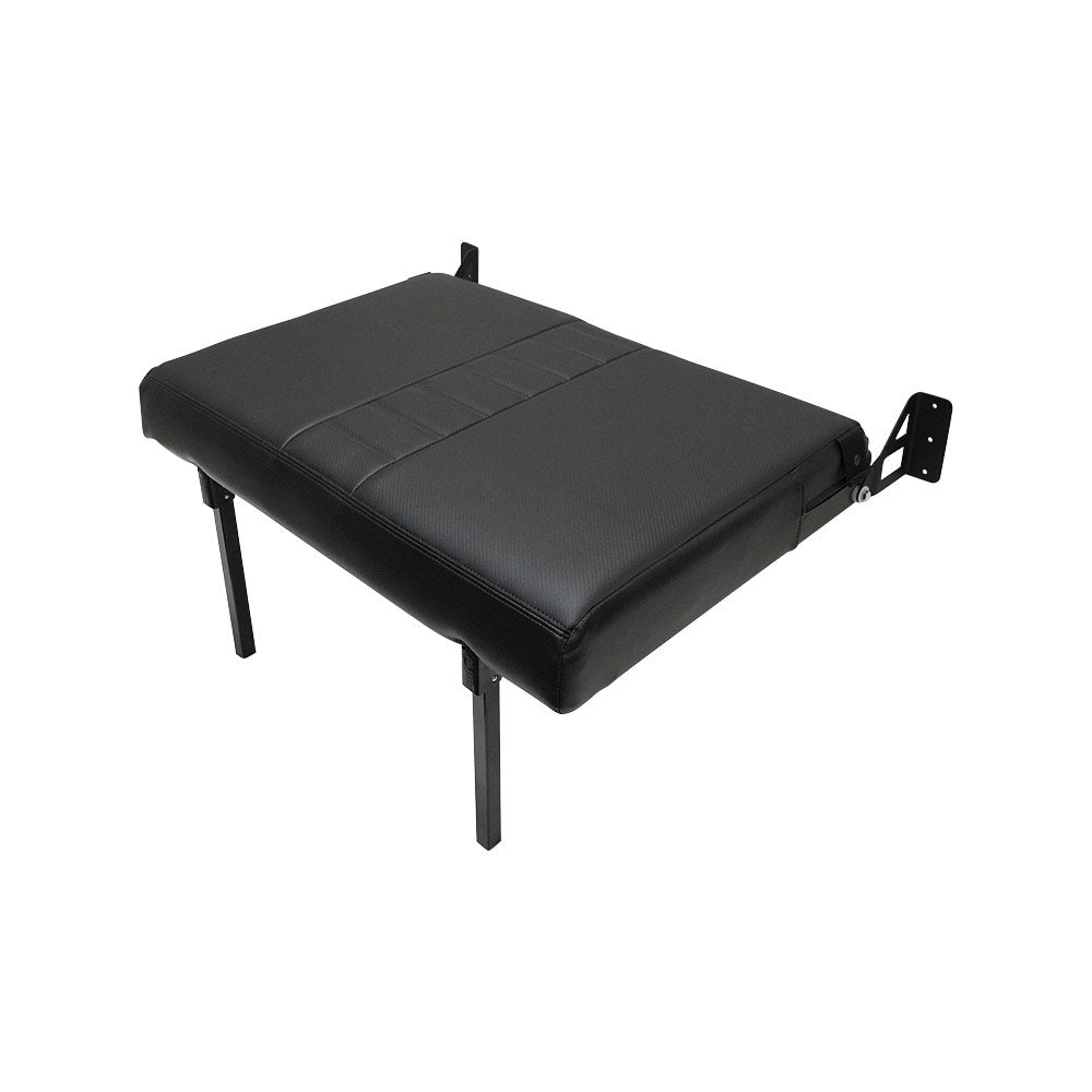 RB Components 34" Folding Bench Seat - Carbon Fiber Vinyl