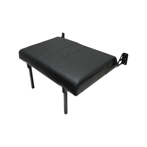 RB Components 34" Folding Bench Seat - Carbon Fiber Vinyl