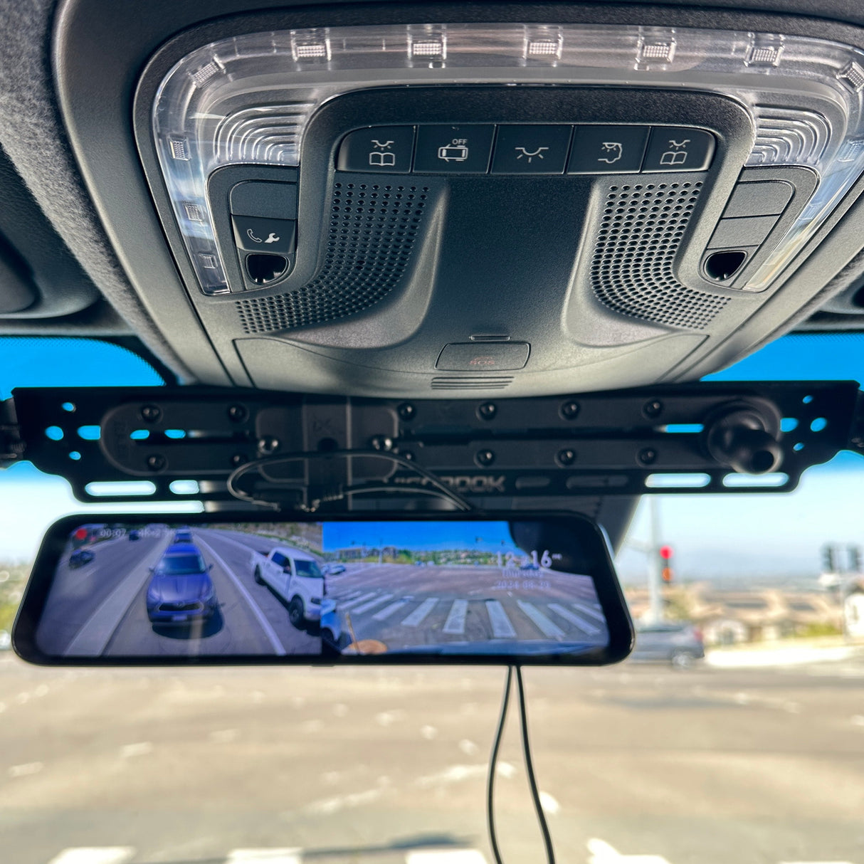 TERRA X WOLFBOX Dash Cam Visordok Track Mounting Kit