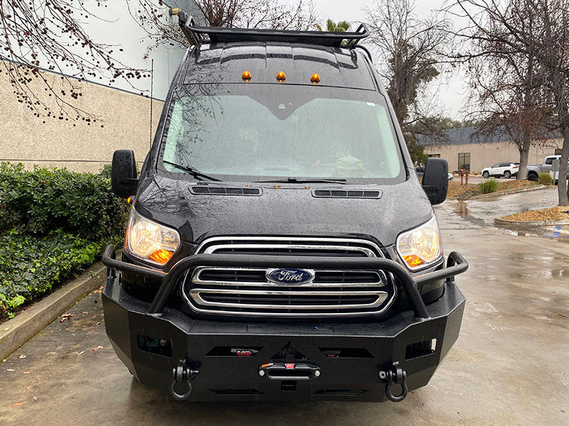 Aluminess 2015-2019 Ford Transit Front Winch Bumper