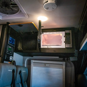 Canyon Adventure Vans Microwave Overhead Cabinet Kit – 2025 Revel