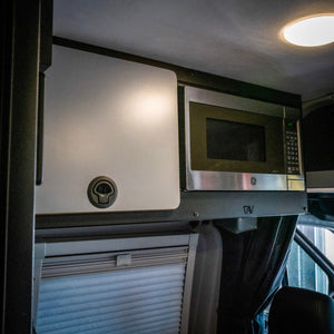Canyon Adventure Vans Microwave Overhead Cabinet Kit – 2025 Revel