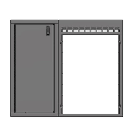 RB Components 42in Galley - Isotherm 130 Fridge Base Cabinet