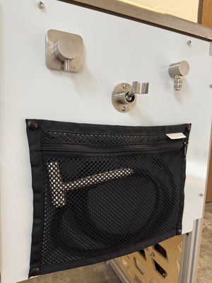 Tetravan Stainless Steel RV and Marine Shower Port System