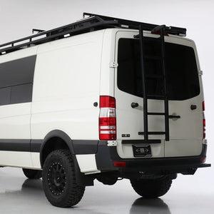 RB Components 2007+ Sprinter Van HD Rear Door Ladder - Low Roof