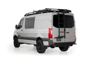 RB Components 2007+ Sprinter Van HD Passenger Side Rear Door Ladder - Low Roof