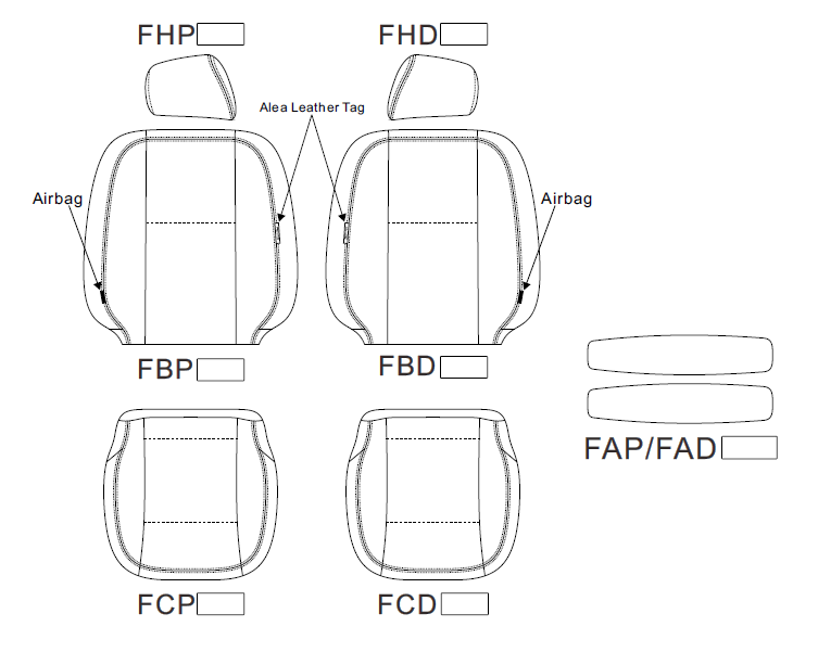 Mercedes Sprinter 1st Row Seat Covers with 2 Arms / Side Airbags - 2019-2026