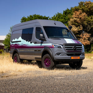 Terrawagen Desert Defender Classic Fender Flares – Rounded Rear Arch, Single Cut Install for 2019–2025 Sprinter