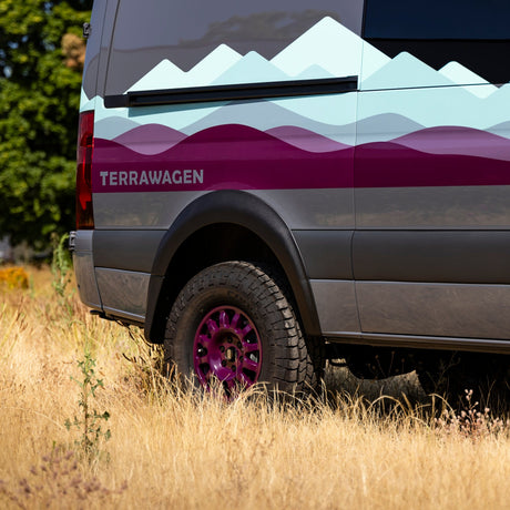 Terrawagen Desert Defender Classic Fender Flares – Rounded Rear Arch, Single Cut Install for 2019–2025 Sprinter