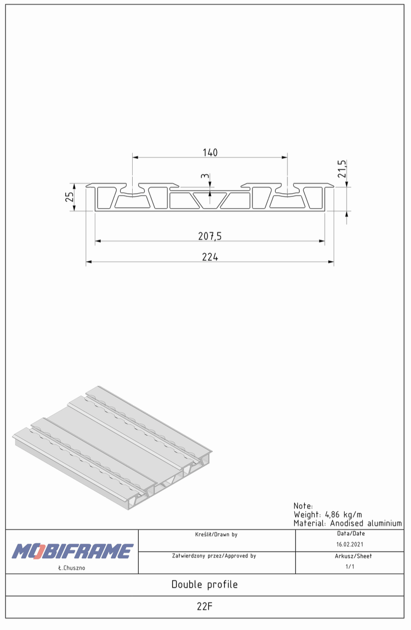 MobiFrame_Single_Seat_Install_Plate_Double_Rail