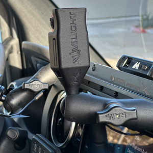 TERRA X Olight Oclip Pro Van Light with Navilight Mount – Red & White Cockpit Light for Campers & RVs