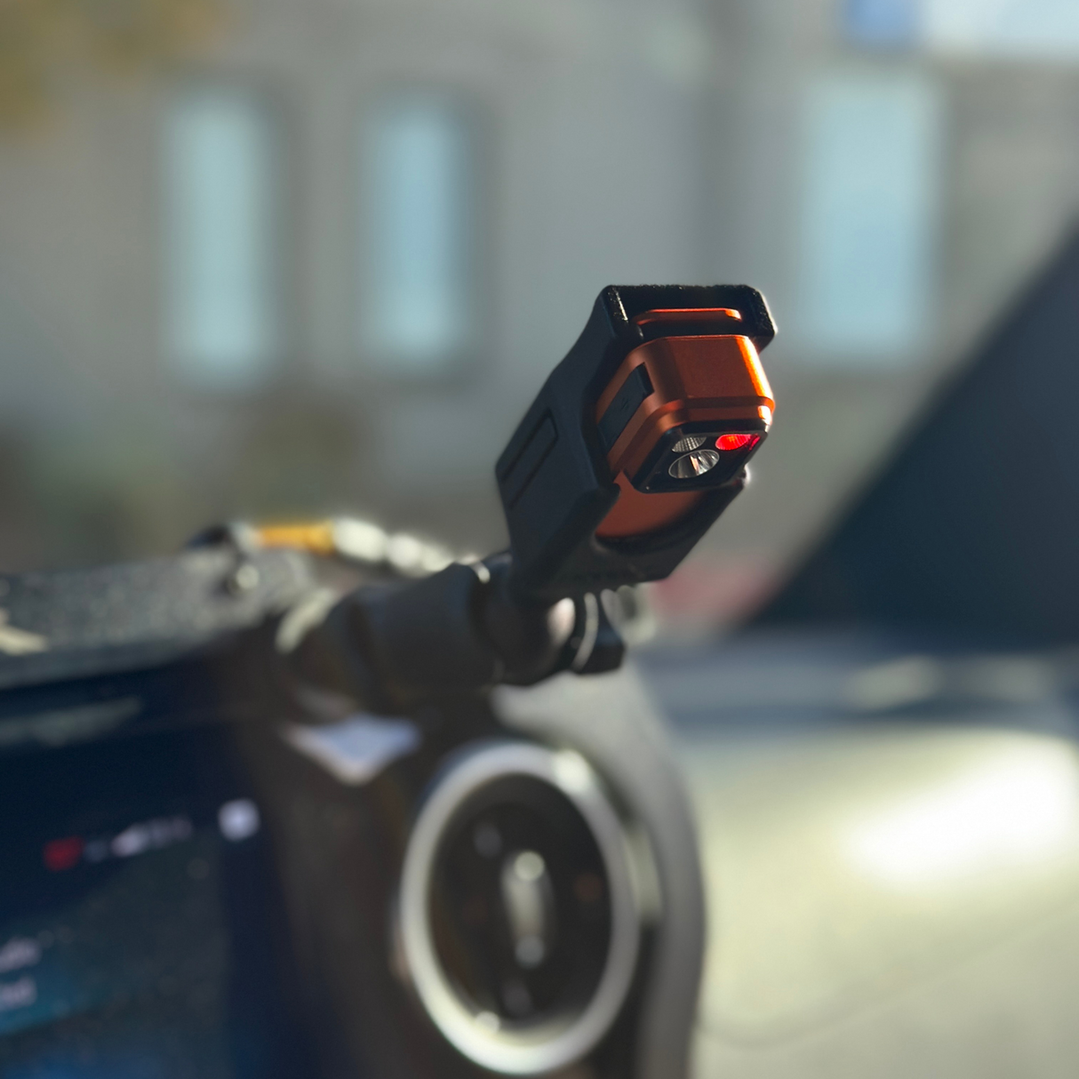 TERRA X Olight Oclip Pro Van Light with Navilight Mount – Red & White Cockpit Light for Campers & RVs