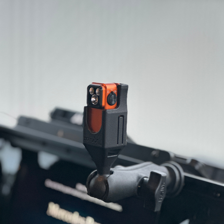 TERRA X Olight Oclip Pro Van Light with Navilight Mount – Red & White Cockpit Light for Campers & RVs