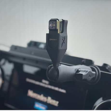 TERRA X Olight Oclip Mount – Navilight Cockpit Light for Vans & Ram Mount Systems