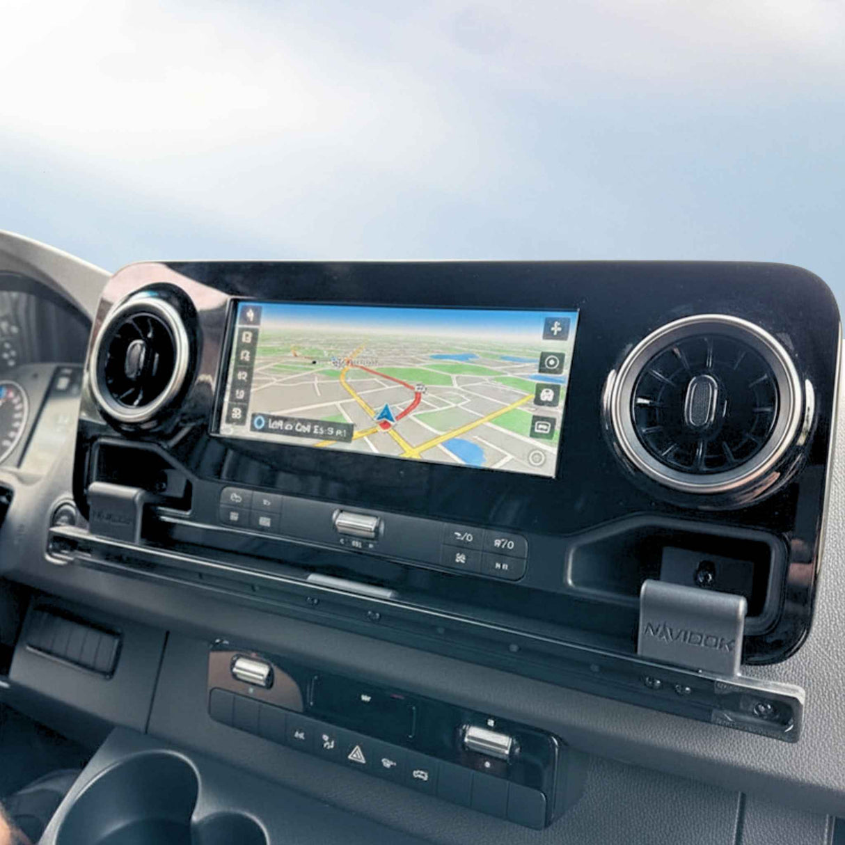TERRA X No-Drill - Mercedes Sprinter Phone & GPS Dash Mount – NAVIDOK Overlander by TERRAX