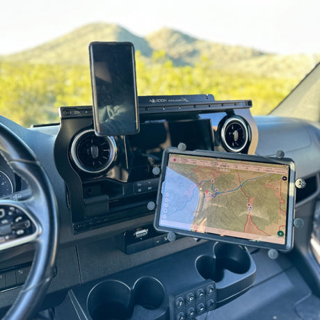 TERRA X No Drill - Dash Mount for Mercedes Sprinter – NAVIDOK Overlander X