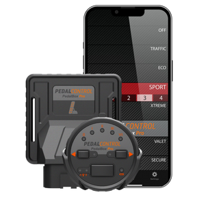 PedalControl PedalBox Components and Smartphone App Features