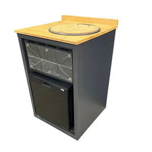 RB Components 24in Galley - Norcold Fridge Base Cabinet