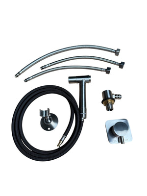 Tetravan Stainless Steel RV and Marine Shower Port System