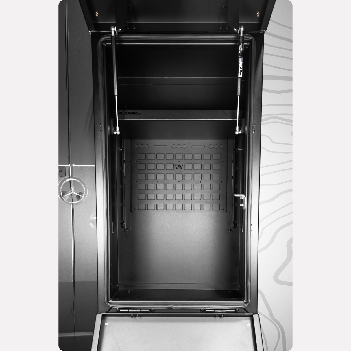 Canyon Adventure Vans Owl Vans Rear Storage Box Molle Panel