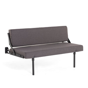RB Components 58" Sofa Sleeper - Charcoal Cloth