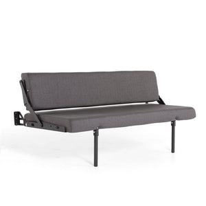 RB Components 76" Sofa Sleeper - Charcoal Cloth