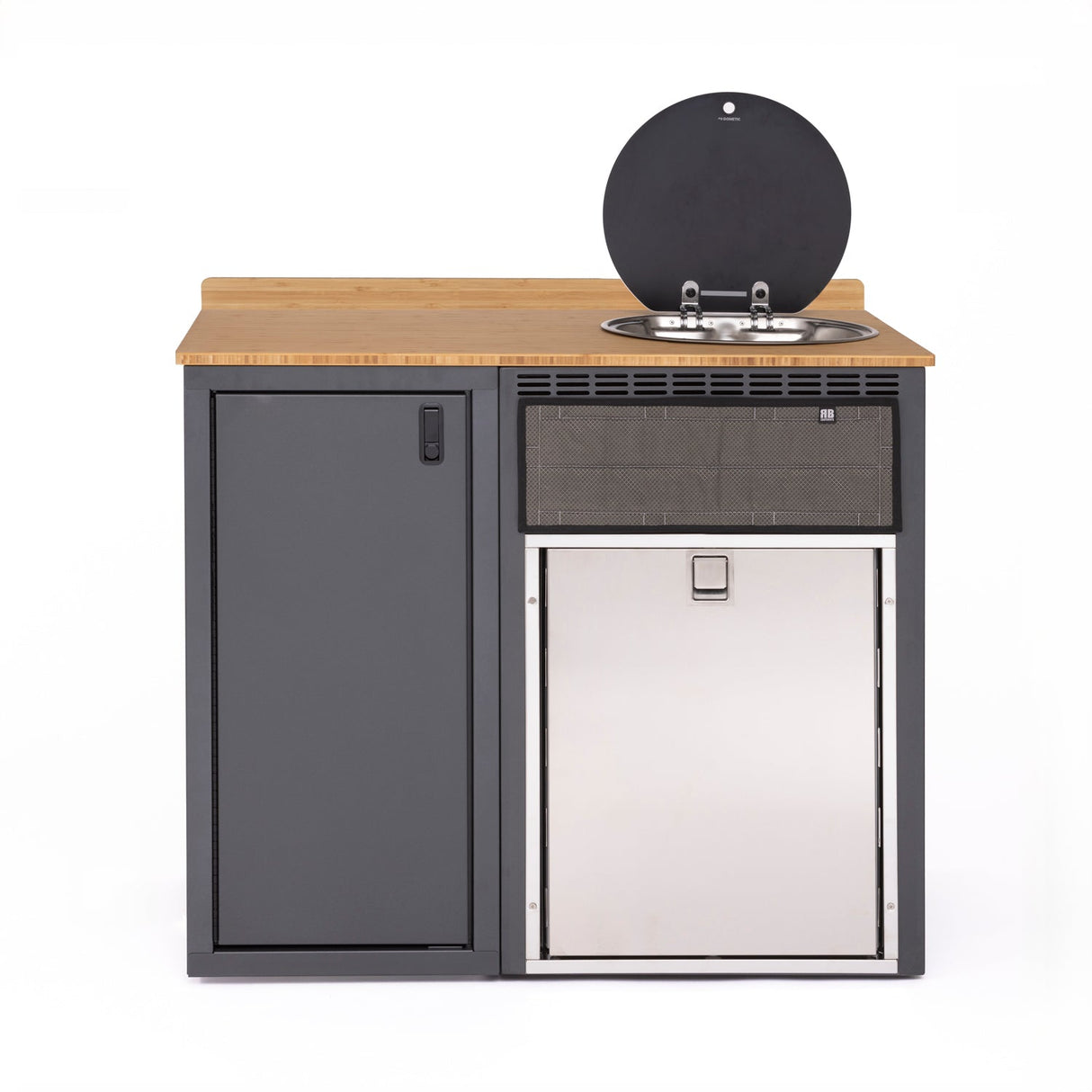 RB Components 42in Galley - Isotherm 85 Fridge Base Cabinet