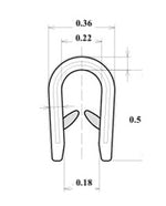 AM Auto Window Gasket Edge Trim 18 feet (Small)