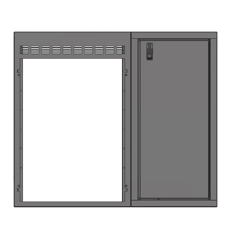RB Components 42in Galley - Isotherm 130 Fridge Base Cabinet