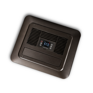 RoamAir Faceplate Trim Panel Black rotating louver closed when OFF