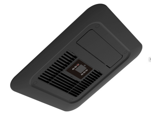 RoamAir_R2_Air_Conditioner_Faceplate_Trim_Panel_Black - Closed side view
