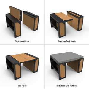 Rover Vans Garage System - Ultimate 3-in-1 Bed/Desk/Storage